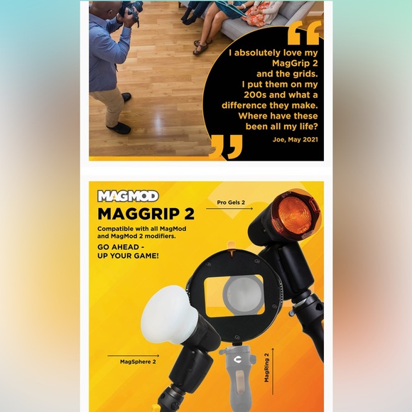 Camera Accessory- Mag Grip 2 by Mag Mod - Picture 3 of 10